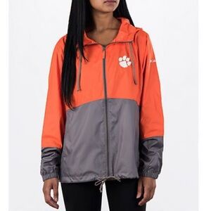 Columbia Flash Forward Windbreaker, Clemson, womens
